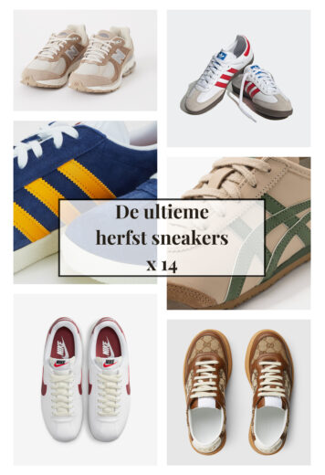 De ultieme herfst sneakers waar alle sneakerfans helemaal weg van zijn!